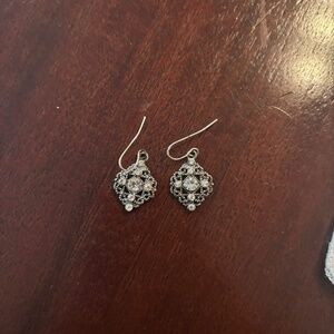 silver dangly earrings